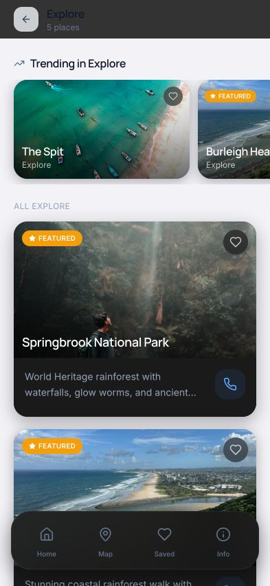 Actual Disqover Explore recommendations